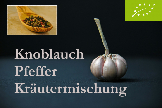 Knoblauch Pfeffer Kräutermischung BIO 50gr