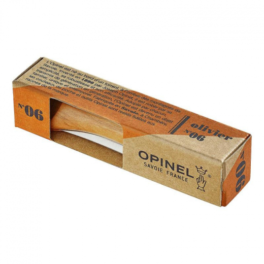 Opinel N°06 Olive, inox