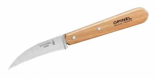 Opinel N°114 Gemüsemesser, rostfrei, Buche, natur