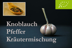 Knoblauch Pfeffer Kräutermischung BIO 50gr