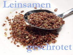 Leinsamen geschrotet BIO 250gr